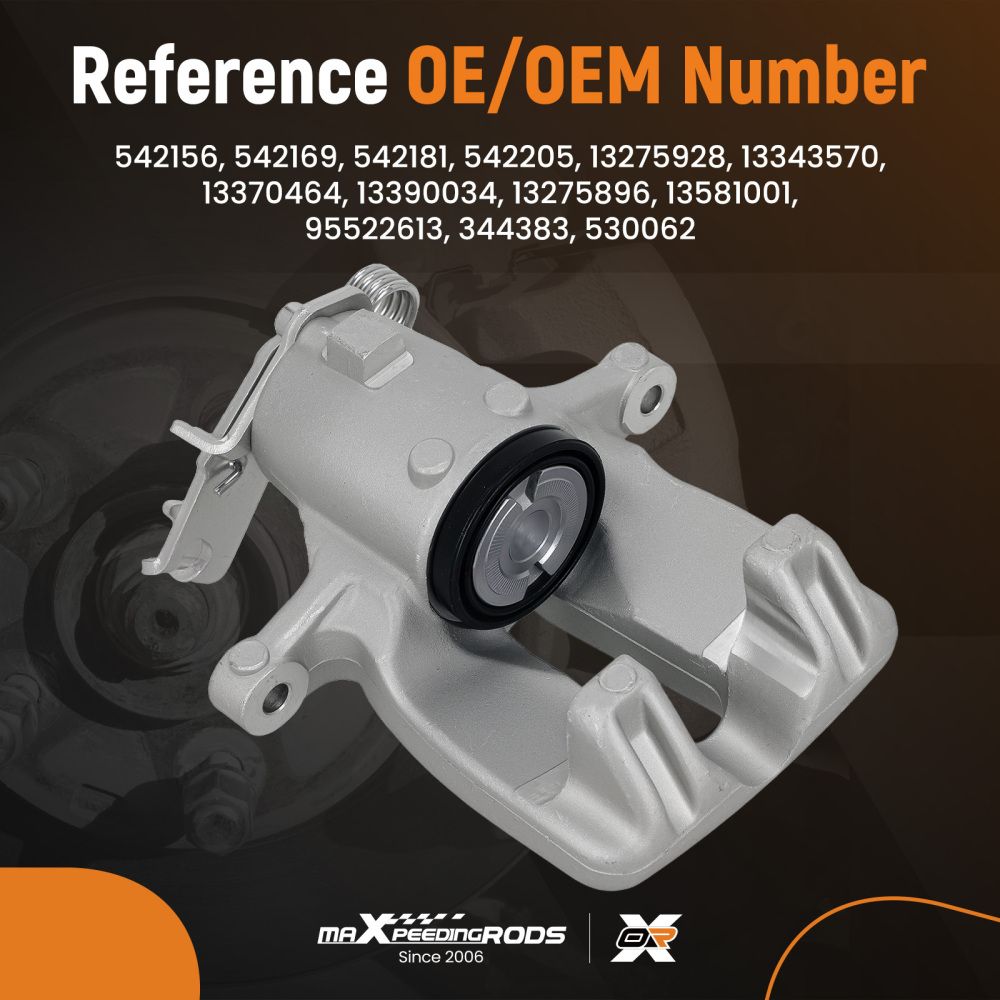 Brake Caliper Electric Rear Right compatible for Vauxhall Insignia compatible for Opel G09 2008-17 542169