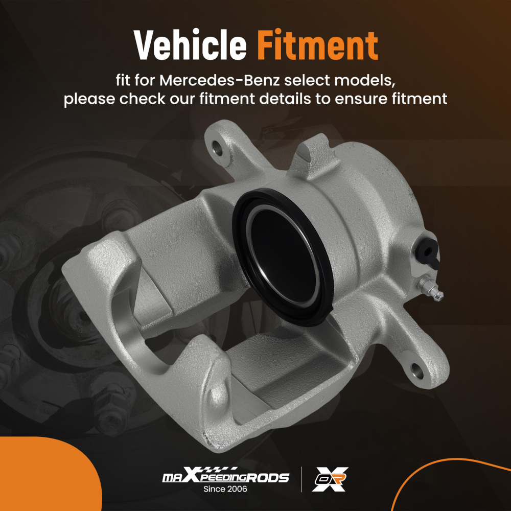 Front Left Brake Caliper compatible for Mercedes-Benz A-Klasse W169 B-Klasse W245 57 mm