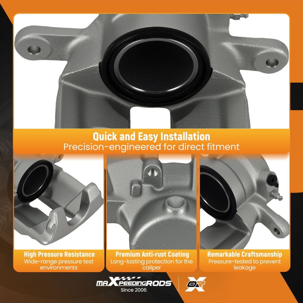 Front Left Brake Caliper compatible for Mercedes-Benz A-Klasse W169 B-Klasse W245 57 mm