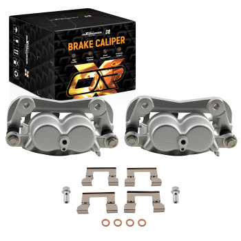 Front Disc Brake Calipers w/ Brackets compatible for INFINITI QX56 QX80 compatible for Nissan Armada Titan