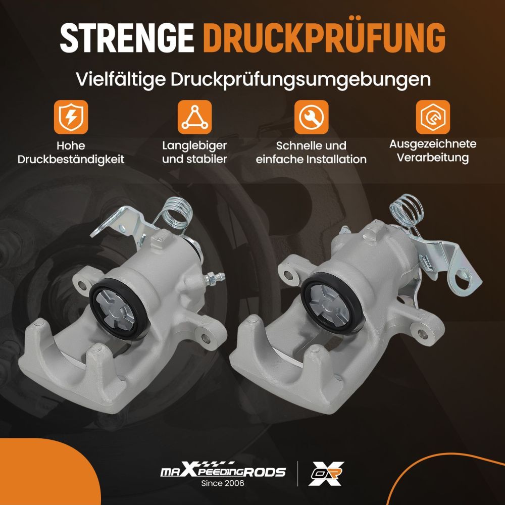 2x Rear Brake Caliper compatible for Opel Astra H GTC Twintop 2004-2014 93179156 93179157
