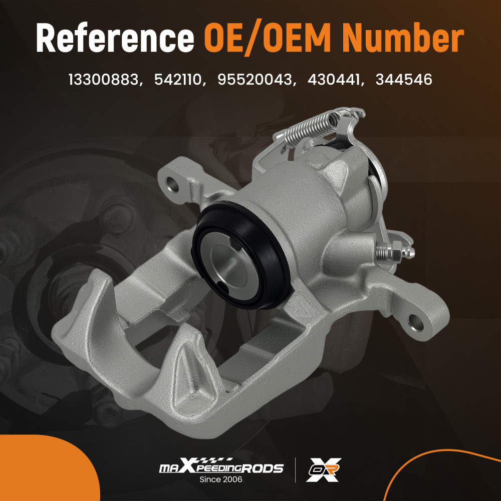 Floating Brake Caliper Rear Left compatible for Vauxhall Cascada compatible for Chevrolet Trax 430441 38mm
