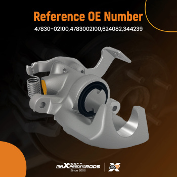 Brake Caliper Rear Right compatible for Toyota Auris E15 07-12 compatible for Corolla E15 06-14 624082