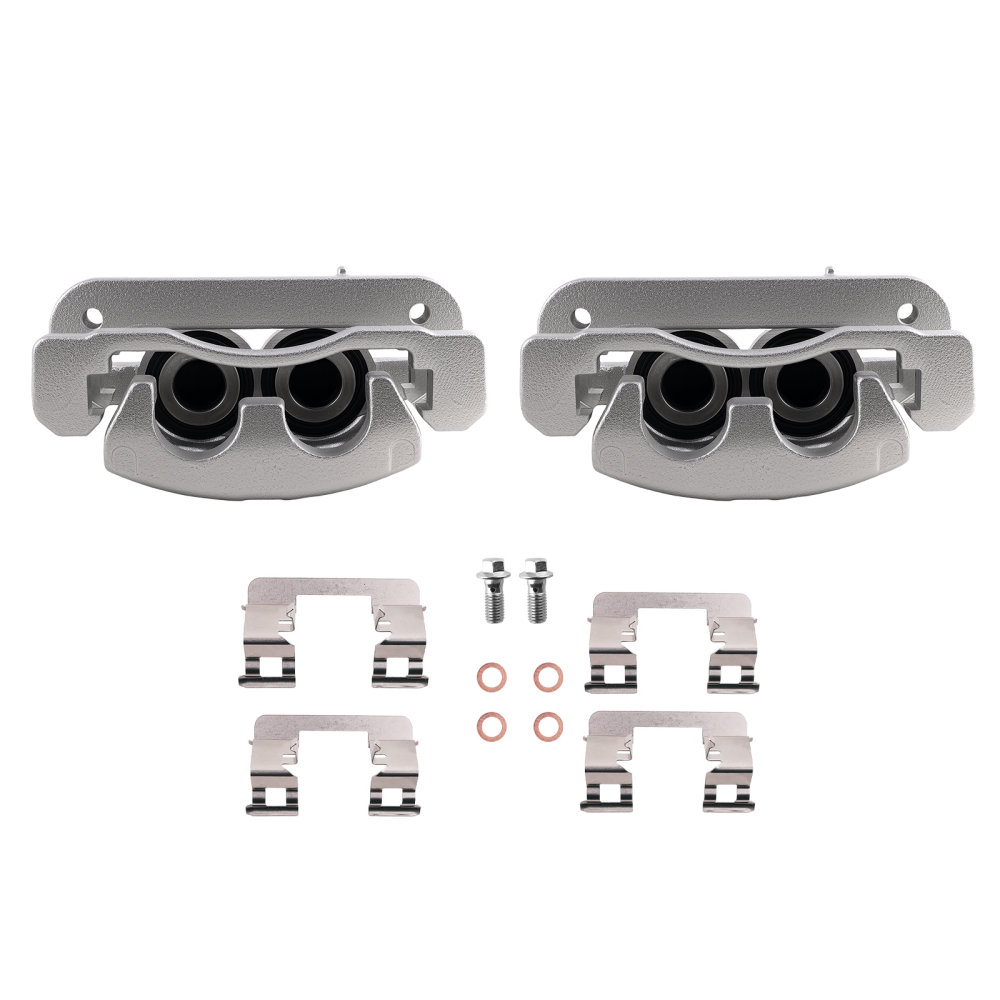 Front Driver/Passenger Brake Caliper w/ Bracket compatible for Cadillac Escalade 2008-2020