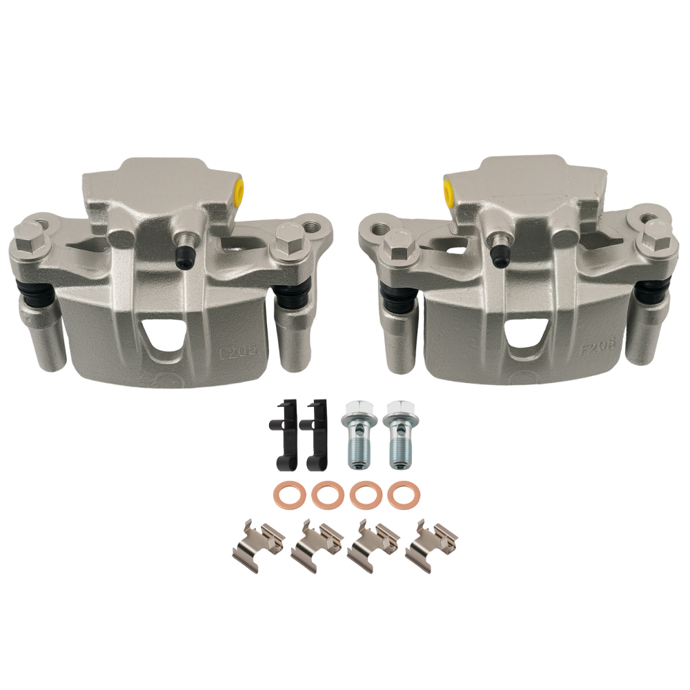 Rear Disc Brake Calipers w/Bracket compatible for Mitsubishi Endeavor 2004-2008 2010-2011