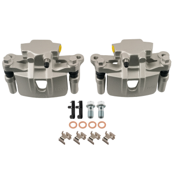 Rear Disc Brake Calipers w/Bracket compatible for Mitsubishi Endeavor 2004-2008 2010-2011