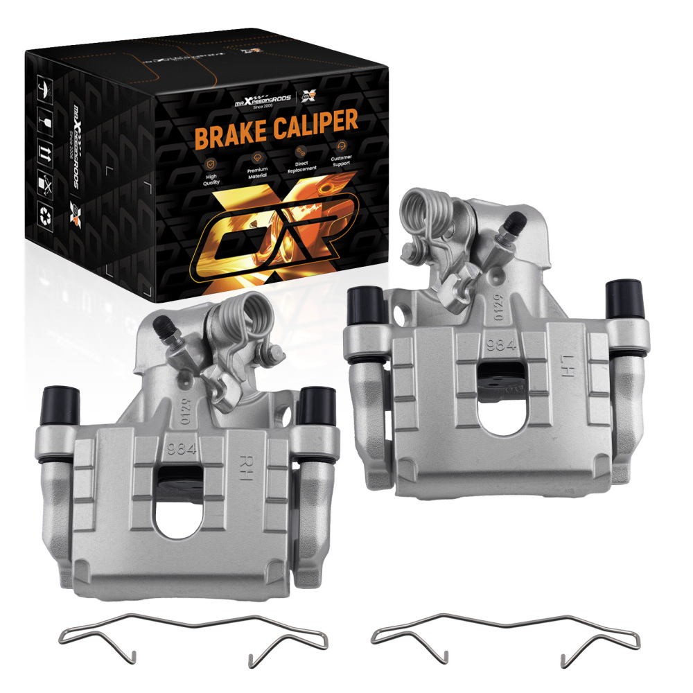 Rear Left Right Brake Calipers Pair compatible for Mazda 5 2006-10 L4 2.3L/2012-15 L4 2.5L