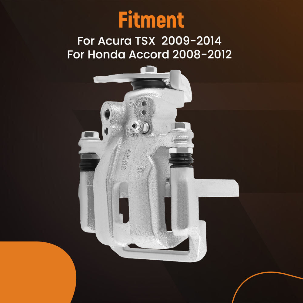 Rear Right Brake Caliper With Bracket compatible for Acura 2009-2014 compatible for Honda 2008-2012