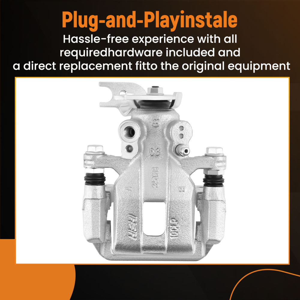 Rear Right Brake Caliper With Bracket compatible for Acura 2009-2014 compatible for Honda 2008-2012