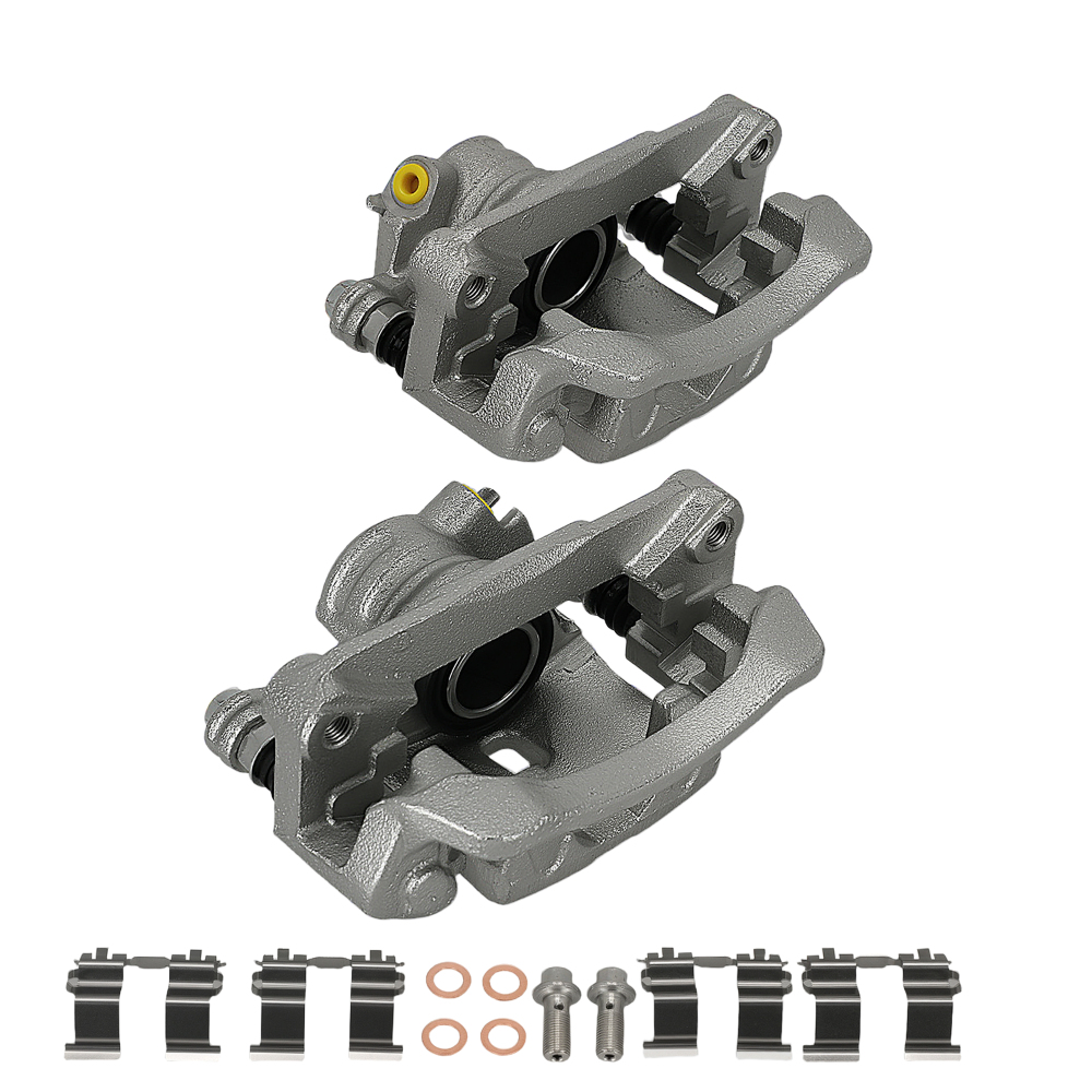 Rear Left Right Brake Calipers Pair compatible for Subaru Forester 2009-13 Impreza 2008-14