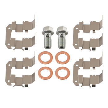 Rear Disc Brake Calipers w/Bracket compatible for Hyundai Accent 2006-07 compatible for Kia Forte 2010-13