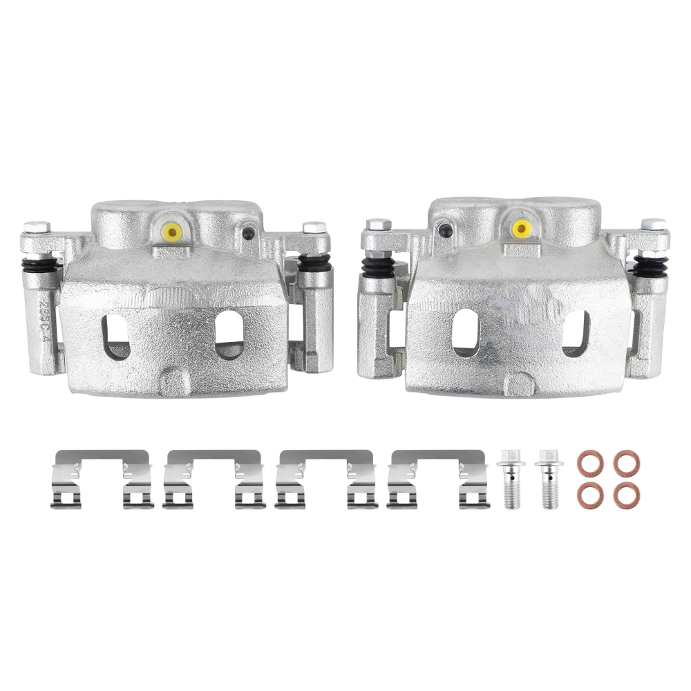 2PCS Front Brake Calipers compatible for Chevy Silverado 1500 compatible for GMC 18B4918 18B4919 2005-2008