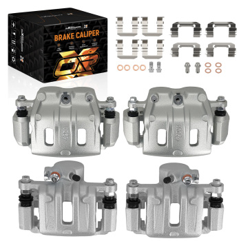 Front Rear Left Right Brake Calipers compatible for Chevy Captiva Sport 12-15/Compatible for Equinox 07-09
