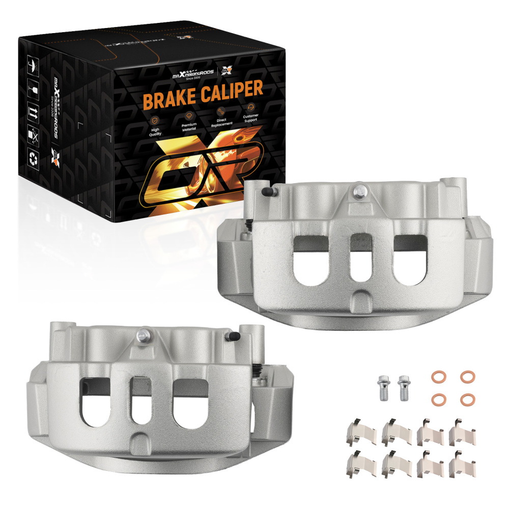 Rear Disc Brake Calipers Set compatible for Chevrolet Silverado/GMC Sierra 2500 HD 2011-19