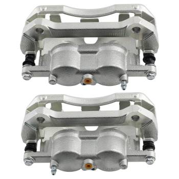 2Pcs Front LeftRight Brake Calipers w/Bracket compatible for Ford F-150 2012-16 18-B5404