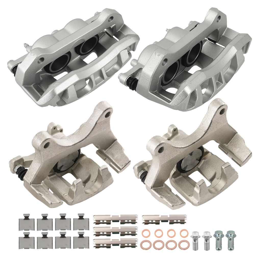 Front Rear Left Right Brake Calipers Set compatible for Ford F-150 2015-17 18B5404 18B5405