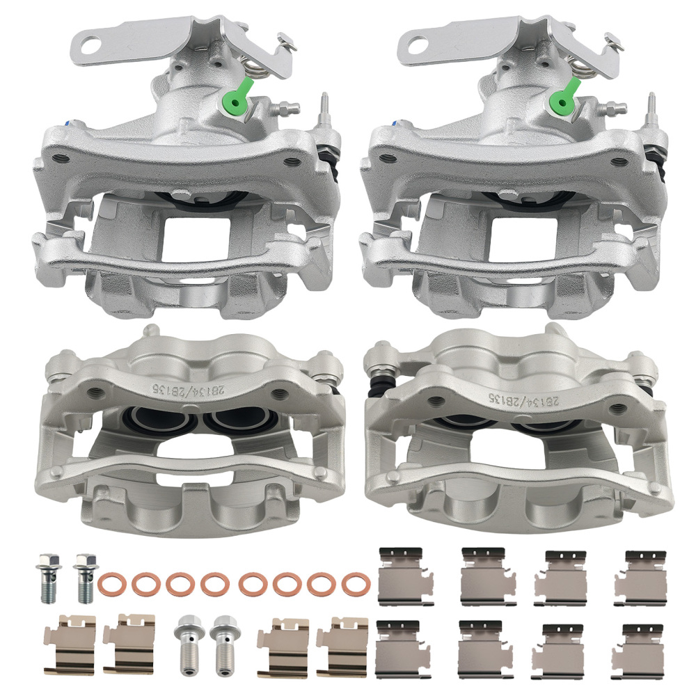 Front Rear Left Right Brake Calipers Set compatible for Ford Transit-150 250 350 2015-2019