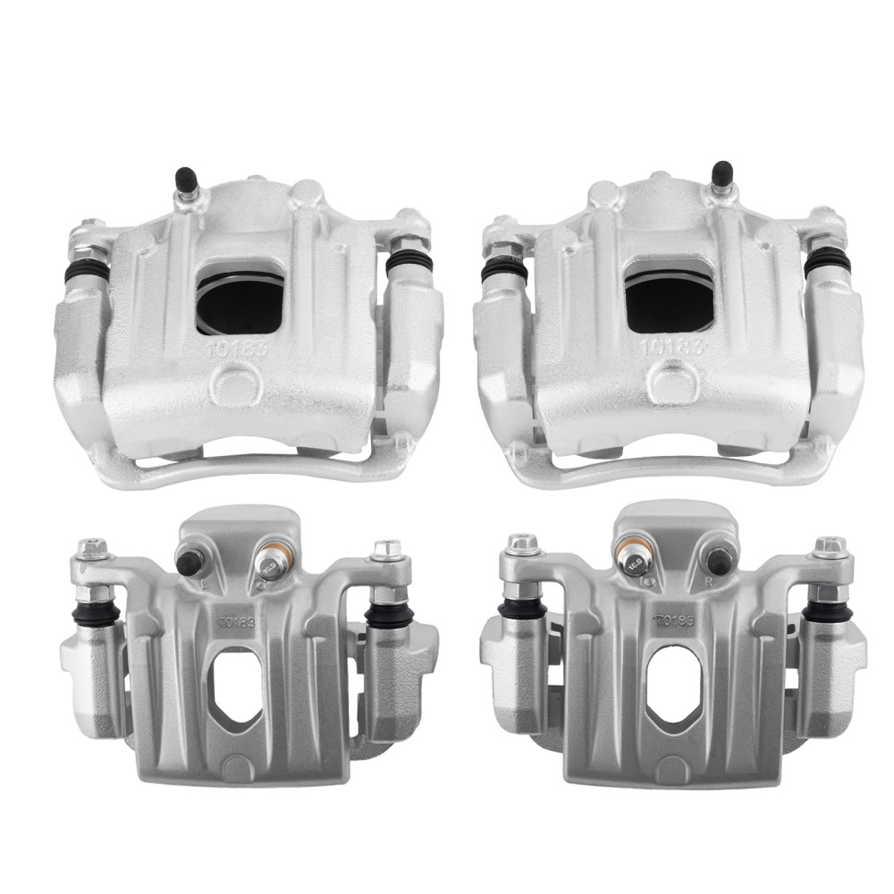 Front Rear Brake Calipers w/Bracket compatible for Hyundai Santa Fe 10-12 compatible for Kia Sorento 11-13