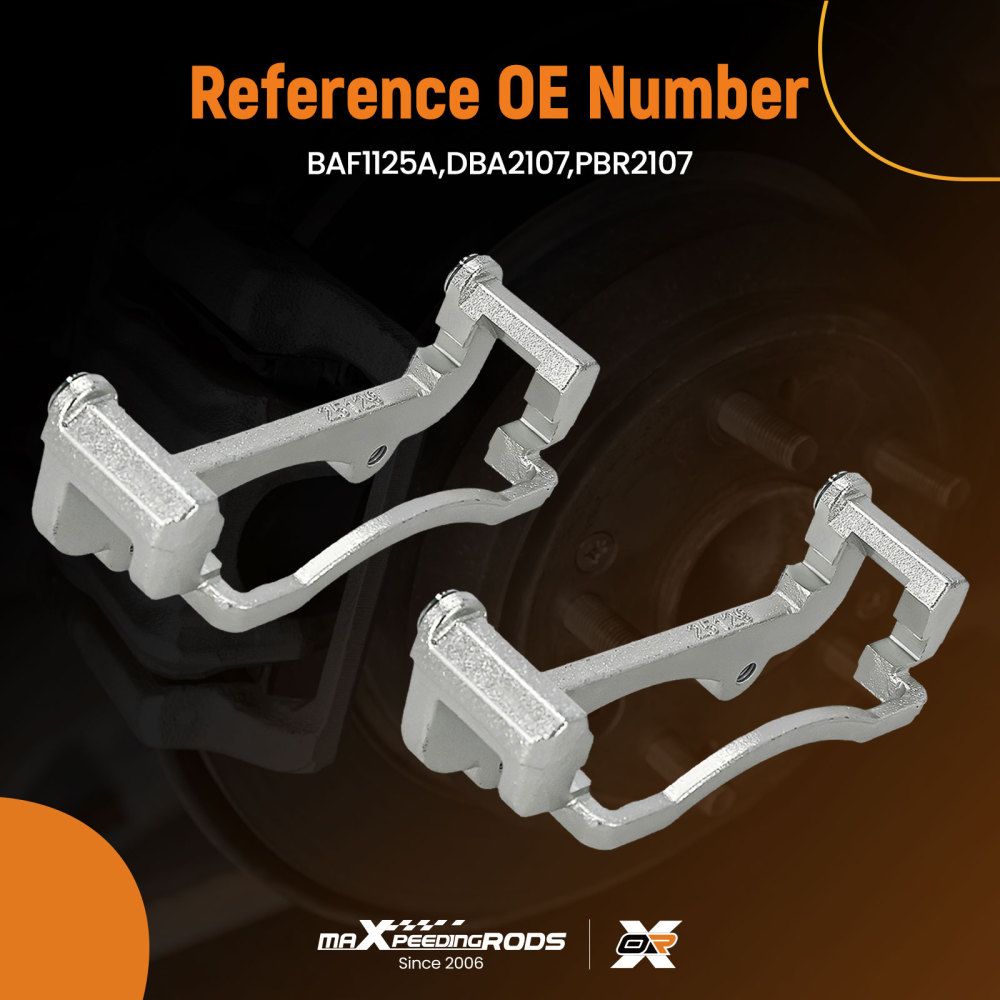 2X Front Brake Caliper Bracket Upgrade Kit compatible for Ford Falcon BA BF FG 322mm