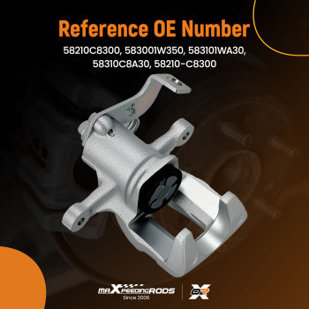 1xBrake Caliper Rear Left compatible for Hyundai i10 i20 Rio 1.0 1.2 1.4 2011- 583001W350