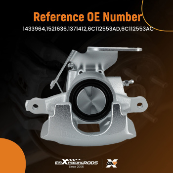 Rear Left Brake Caliper compatible for Ford Transit MK7 Tourneo 2006-2014 1433964 280mm