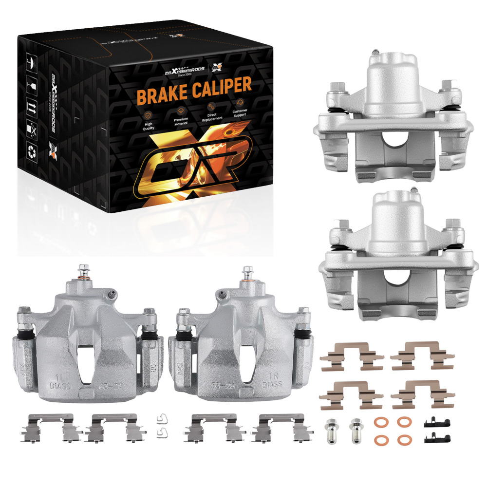 Front Rear Left Right Brake Calipers Set compatible for Toyota Camry L4 2.4L 2002-2006