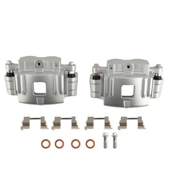 2x Front Pair Brake Calipers w/ Bracket compatible for Chevrolet Colorado 2004-2008 18B4938