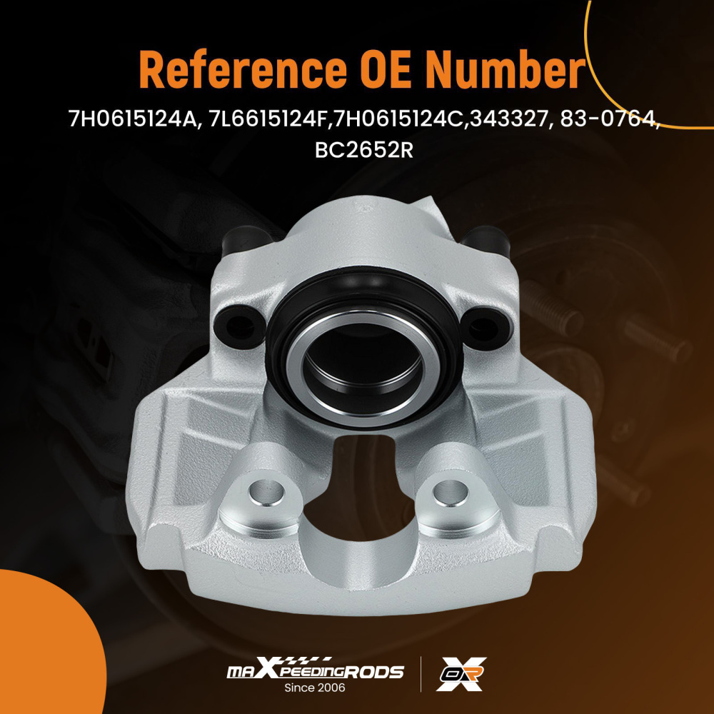 Brake Caliper Front Right compatible for VW Transporter T5 T6 Touareg Caravelle 308mm Discs