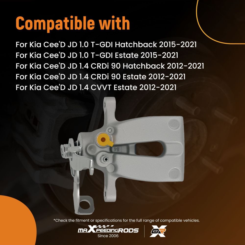 Pinzo Freno Galleggiante Posteriore Sinistro compatibile per KIA CeeD JD 1.0L Pro CeeD