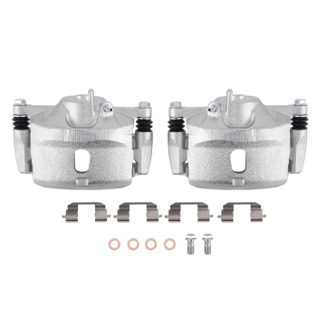 Four Brake Caliper Complete Set compatible for Honda Civic DX/EX/LX 2006-11 19B1832 19B1833