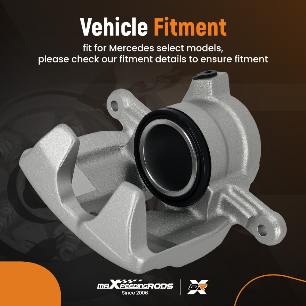 Front Right Floating Brake Caliper compatible for Mercedes C-Class 1.8 2.0 2000-2008 288mm