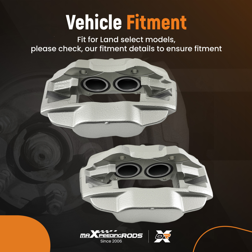 Pair Brake Caliper Front LeftRight compatible for Land Rover Defender 90 130 SEB500450