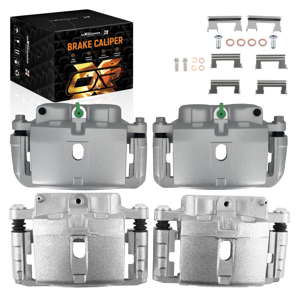 Front Rear Disc Brake Calipers w/Bracket compatible for Chevrolet Avalanche compatible for Suburban 2500