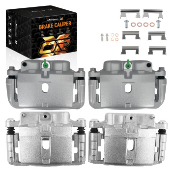Front Rear Disc Brake Calipers w/Bracket compatible for Chevrolet Avalanche compatible for Suburban 2500