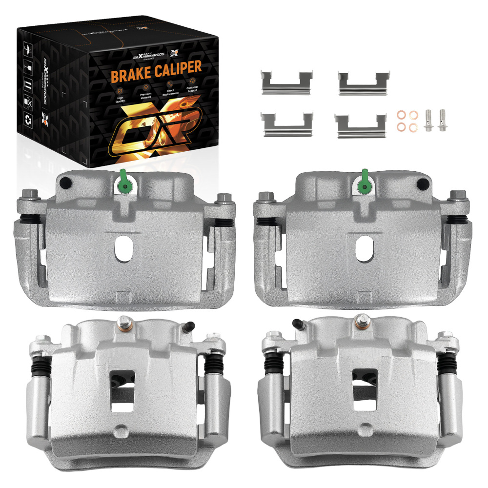 Front+Rear LR Disc Brake Calipers compatible for Chevrolet Express 2500 3500 2003-2020