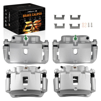 Front+Rear LR Disc Brake Calipers compatible for Chevrolet Express 2500 3500 2003-2020
