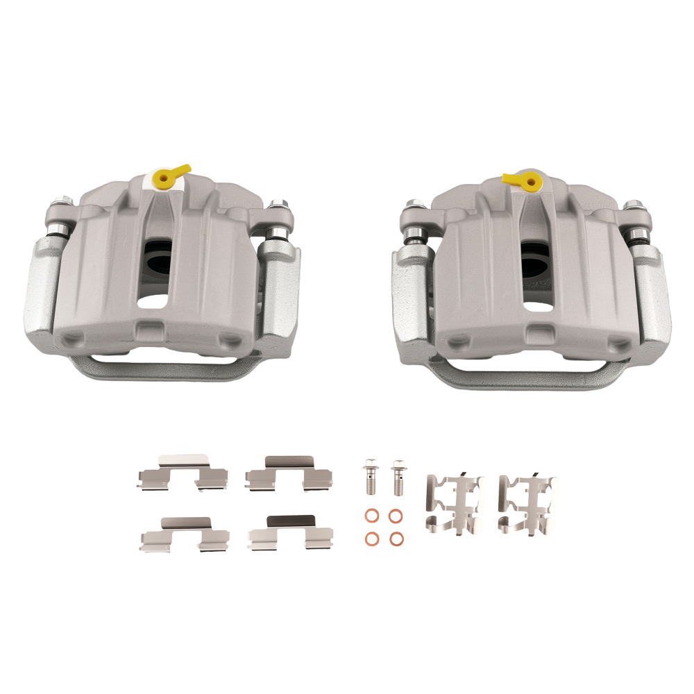 Rear Disc Brake Calipers w/Bracket compatible for Chevy GMC Silverado Sierra 1500 2003-2007
