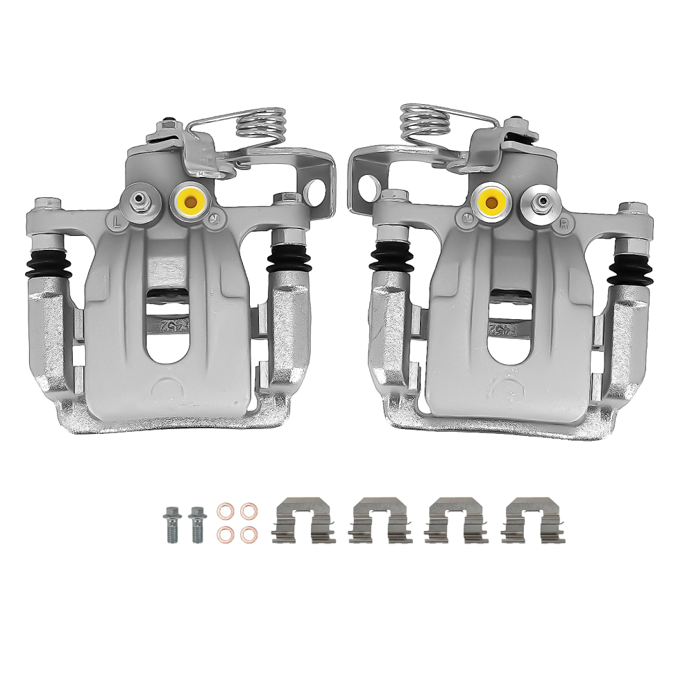 Rear Brake Calipers w/ Bracket For 11-2016 compatible for Hyundai Elantra LeftRight 19-B6455