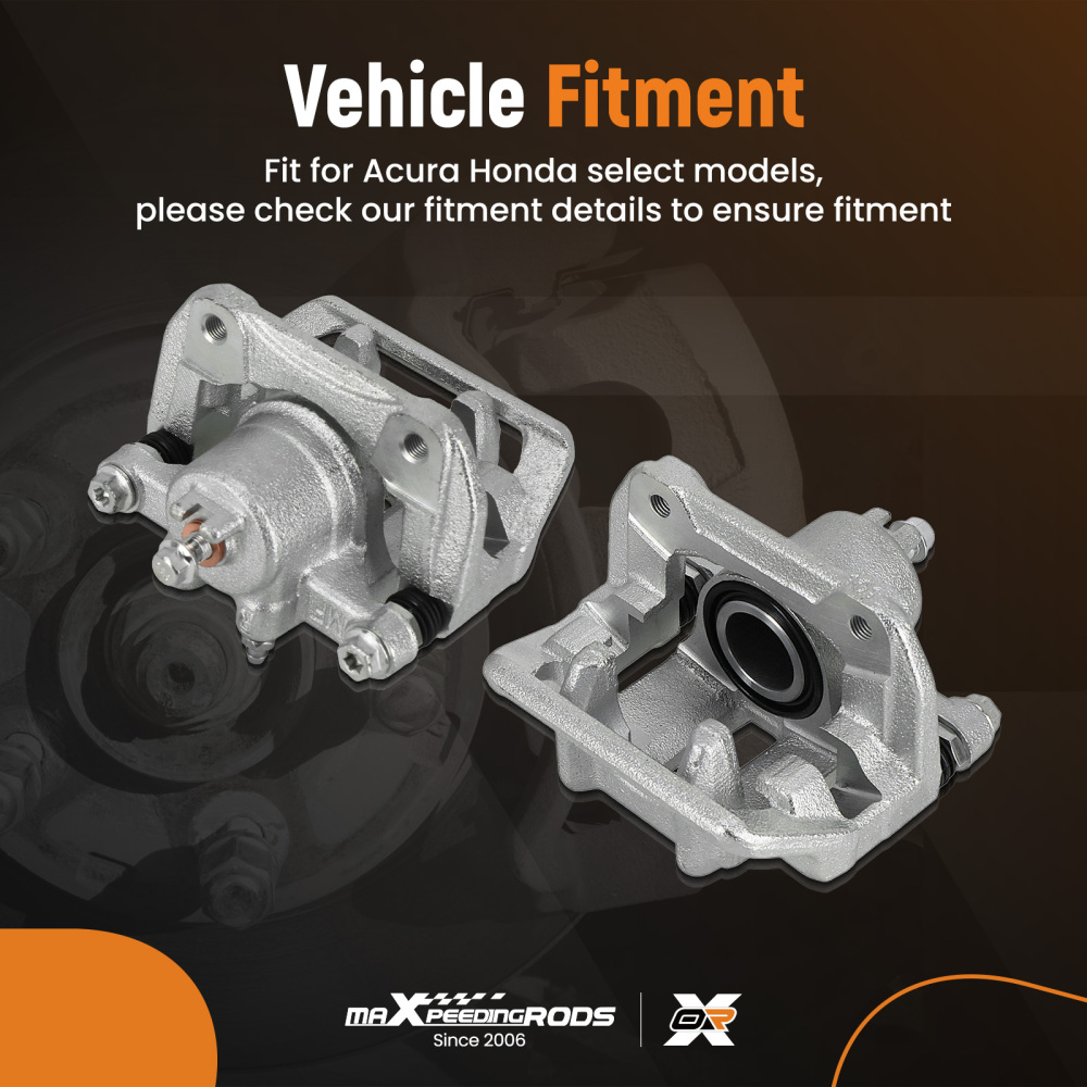 Rear Brake Caliper Set compatible for Acura CL TL compatible for Honda Element 1999-2011 19-B2589 19-B2588