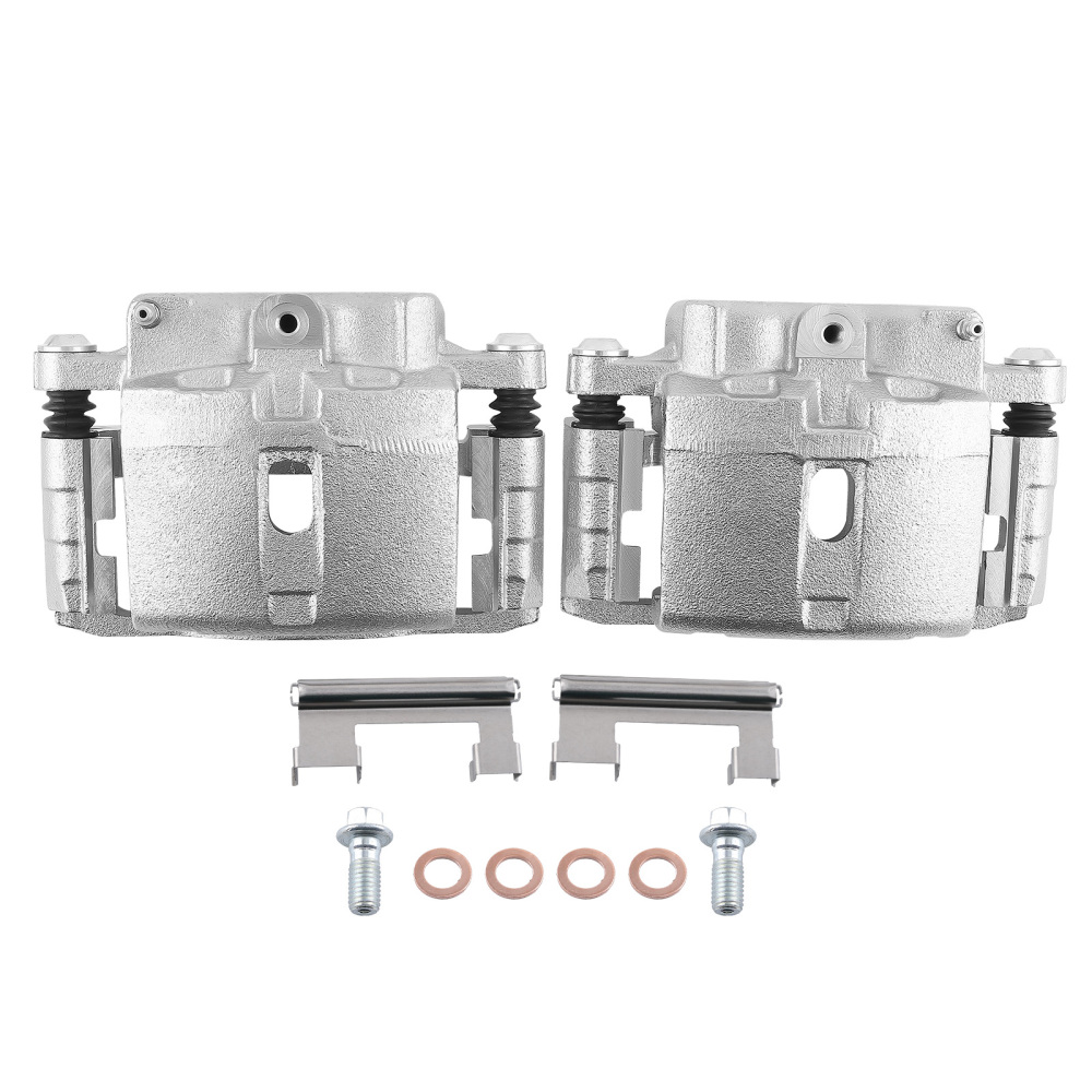 Pair Front Brake Caliper w/ Bracket compatible for Chevrolet Astro Avalanche Express compatible for Tahoe