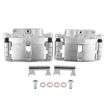 Pair Front Brake Caliper w/ Bracket compatible for Chevrolet Astro Avalanche Express compatible for Tahoe