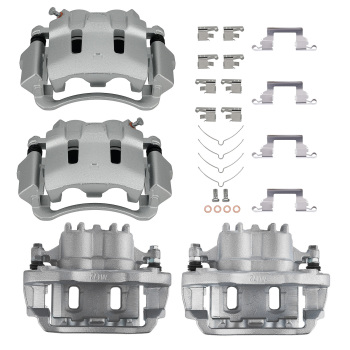 4X Rear Front Brake Caliper compatible for Ford Excursion F-250 F-350 Super Duty 1999-2004