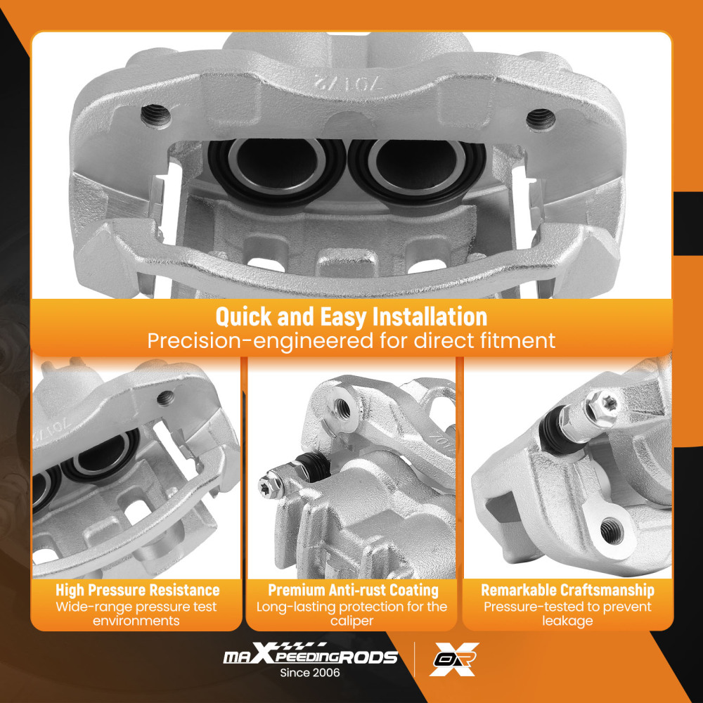 Rear Left Right Caliper compatible for Ford Excursion 2000-2005 F-250 F-350 00-04 18-B4753