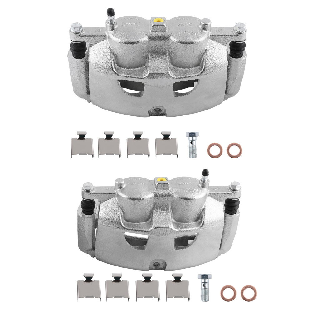 Front Left Right Caliper w / Bracket compatible for Ford Expedition F-150 compatible for Lincoln 2010-2021