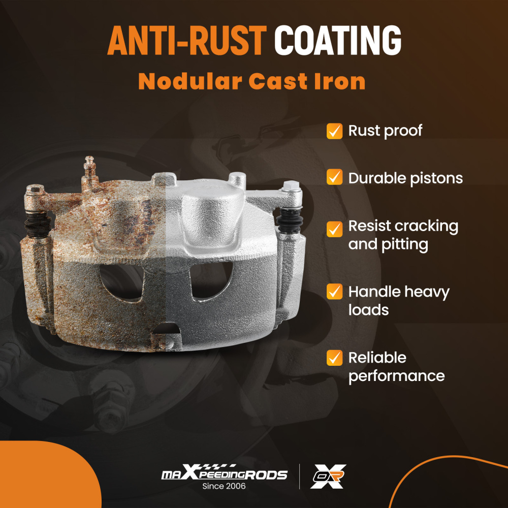 Front Left Right Caliper w / Bracket compatible for Ford Expedition F-150 compatible for Lincoln 2010-2021