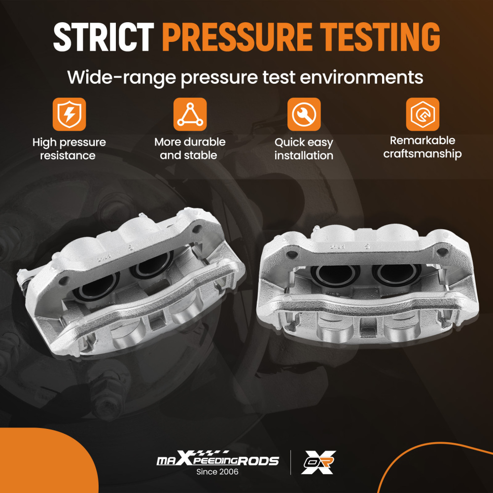 Front Left Right Caliper w / Bracket compatible for Ford Expedition F-150 compatible for Lincoln 2010-2021