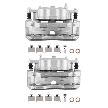 4x Front Rear Brake Calipers w/ Bracket compatible for Ford F-150 2010-2011 18B5236 18B5237