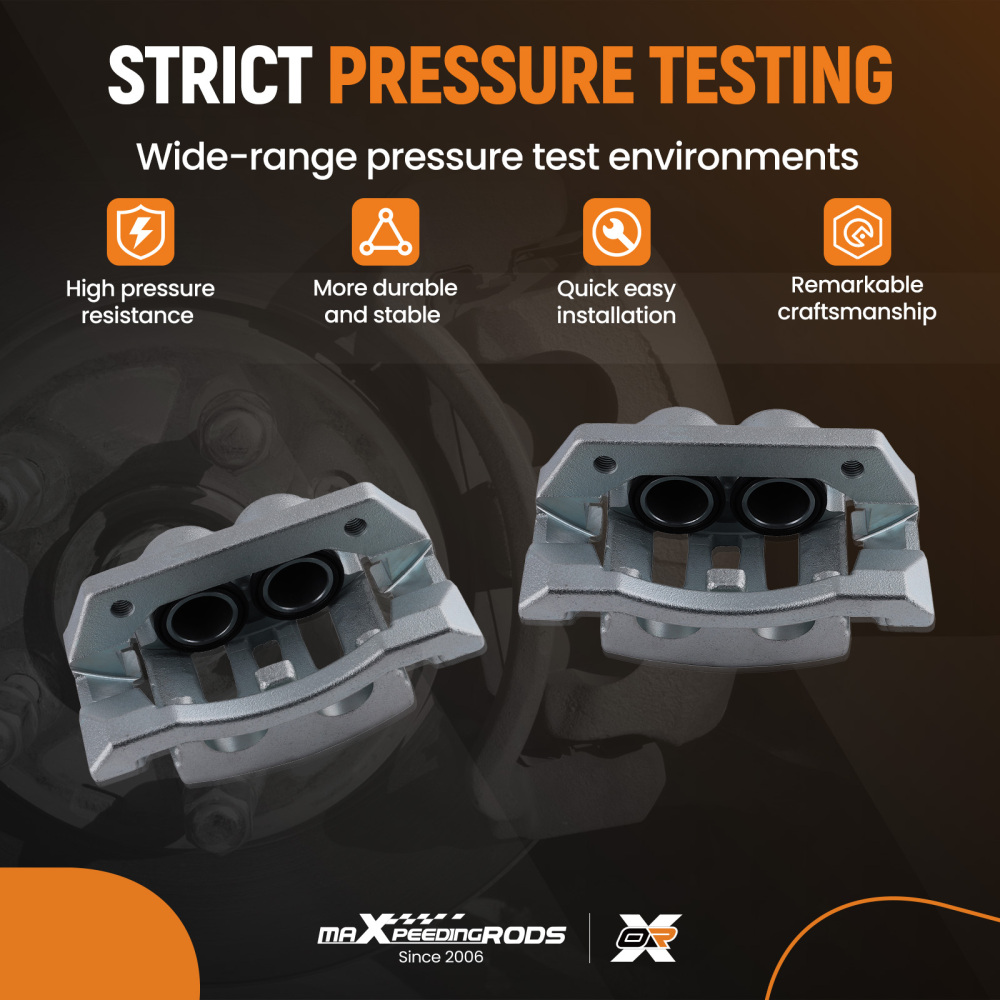 Rear Left Right Caliper w/Bracket compatible for Ford F-250 F-350 Super Duty 08-12 18-B5076