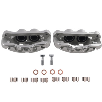 Front Left Right Brake Calipers with Brackets for F-250 F-350 F-450 Super Duty