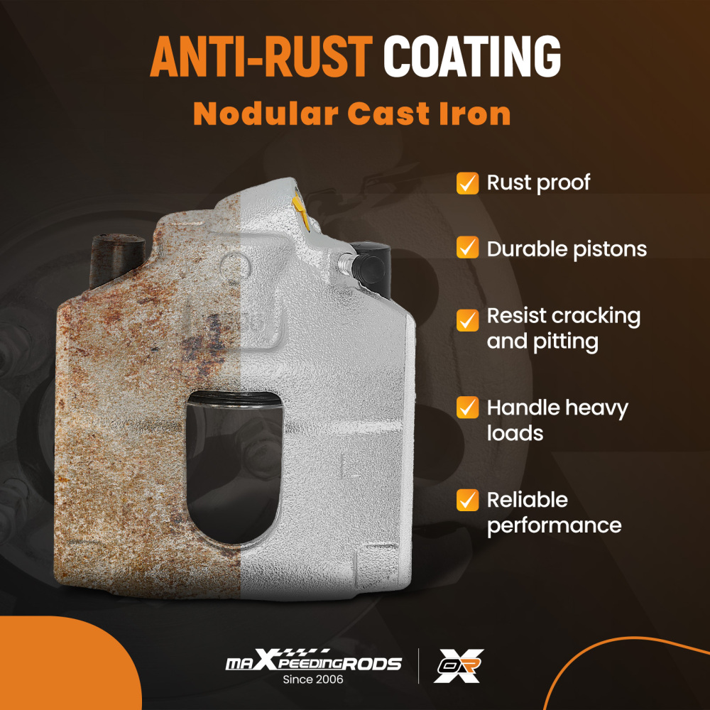 Brake Caliper Front Left compatible for Ford Courier 1988-2016 Fiesta 1995-2010 DDY23371X